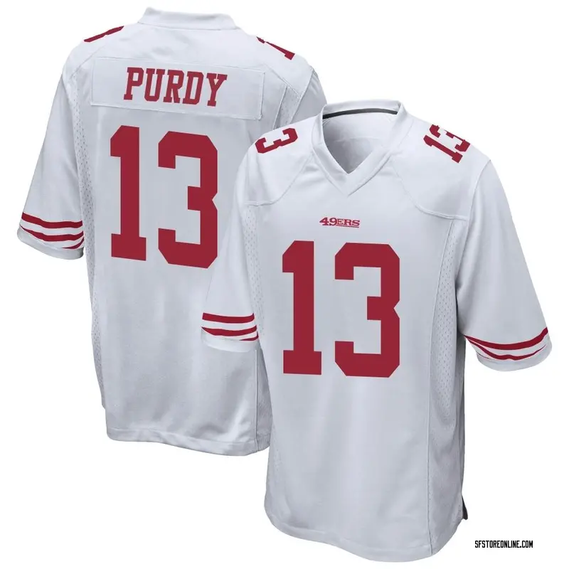 Men's Nike Brock Purdy White San Francisco 49ers Game Player Jersey