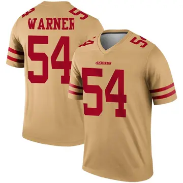 Youth San Francisco 49ers Fred Warner Camo 2019 Salute To Service Game  Jersey - Bluefink