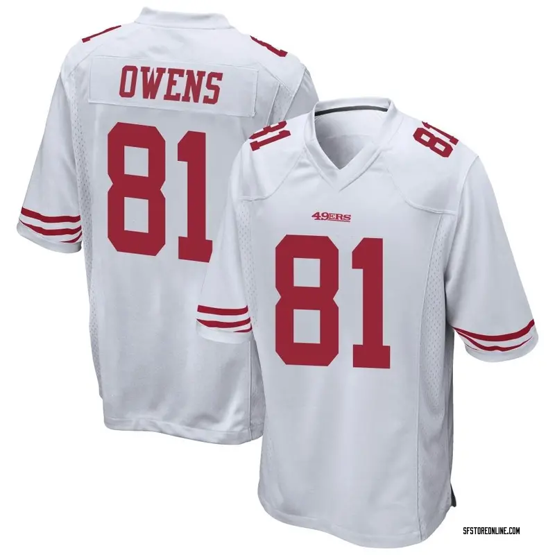 Terrell Owens Men's San Francisco 49ers Nike Color Rush Jersey - Legend  White