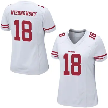 Men's Nike Mitch Wishnowsky Scarlet San Francisco 49ers Player Game Jersey