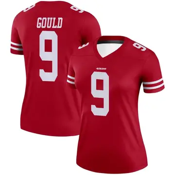 San Francisco 49ers Robbie Gould Gold Inverted Legend Jersey - Dingeas