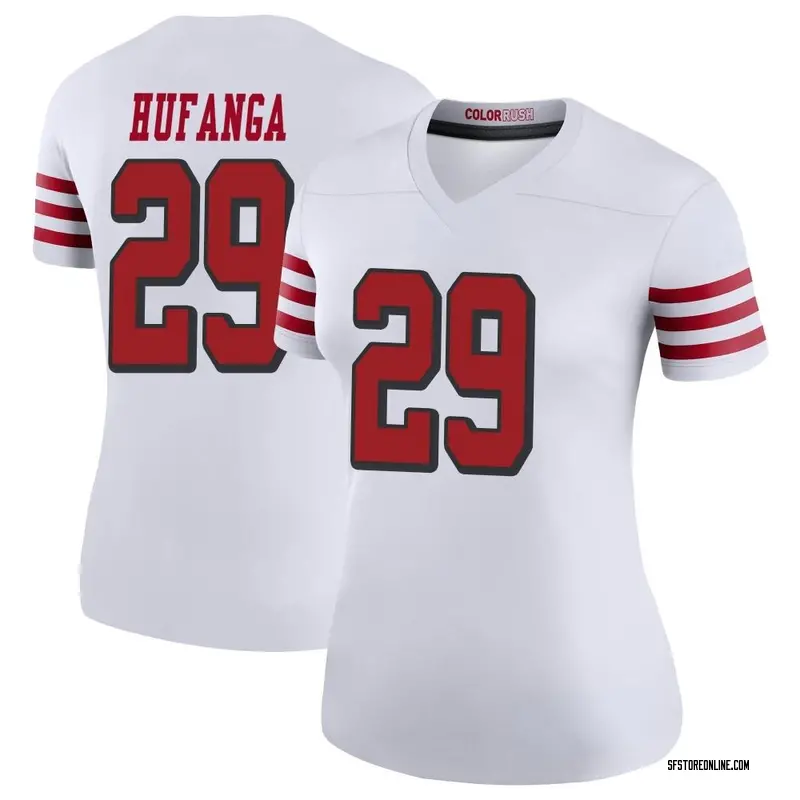 Men's Nike Talanoa Hufanga Black San Francisco 49ers Fashion Game Jersey