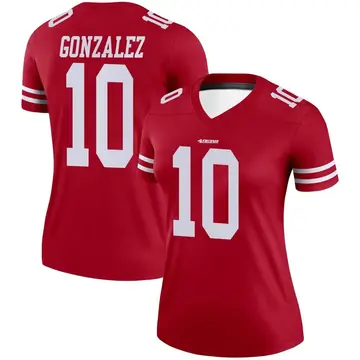 Women's Nike Nick Zakelj Scarlet San Francisco 49ers Game Player