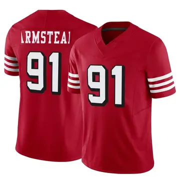 San Francisco 49ers Nike Home Game Jersey - Scarlet - Arik Armstead - Youth