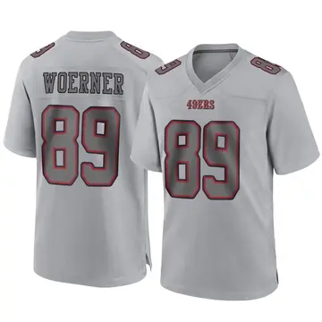 Women's Nike Charlie Woerner Scarlet San Francisco 49ers Game Jersey