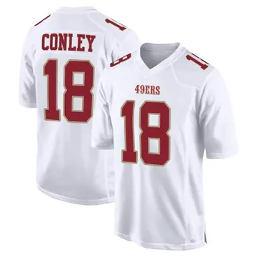 Youth San Francisco 49ers Chris Conley White Game Fashion Jersey By Nike