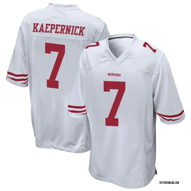 Nike San Francisco 49ers Colin Kaepernick Game Jersey - Black #7