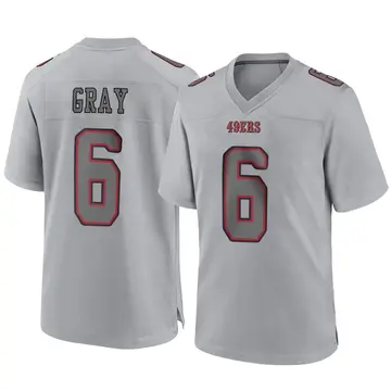 Danny Gray 6 San Francisco 49Ers Super Bowl LVII Men Game Jersey- Scarlet -  Bluefink