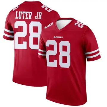 Youth San Francisco 49ers Darrell Luter Jr. Scarlet Legend Jersey By Nike