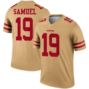 Men's San Francisco 49ers #19 Deebo Samuel 2022 Royal NFC Pro Bowl Stitched  Jersey