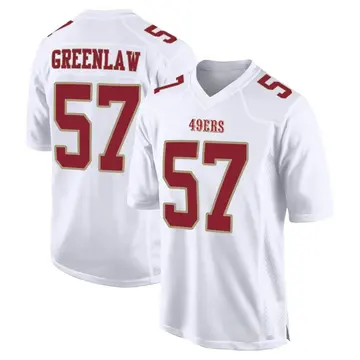 Youth San Francisco 49ers Dre Greenlaw White Game Fashion Jersey By Nike