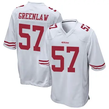 Women's San Francisco 49ers Dre Greenlaw Nike White Team Game Jersey