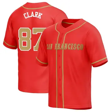 San Francisco 49ers Dwight Clark #87 Color Rush Red Jersey Adult Mens -  clothing & accessories - by owner - apparel