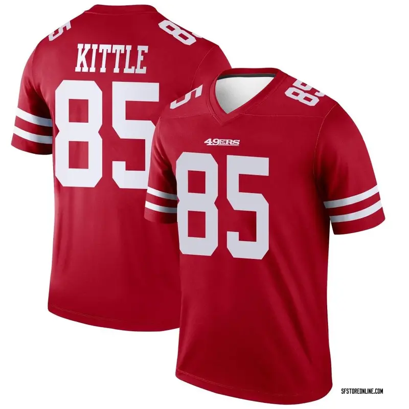 George Kittle Scarlet Legend Jersey By Nike