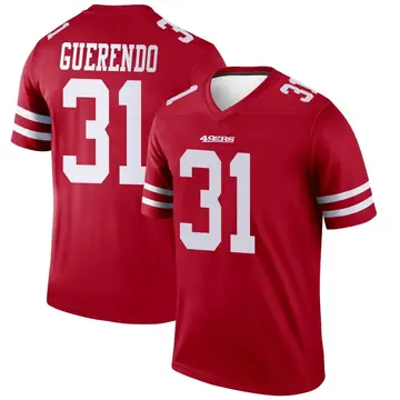 Youth San Francisco 49ers Isaac Guerendo Scarlet Legend Jersey By Nike