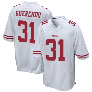 Youth San Francisco 49ers Isaac Guerendo White Game Jersey By Nike