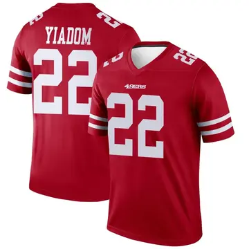 Youth San Francisco 49ers Isaac Yiadom Scarlet Legend Jersey By Nike