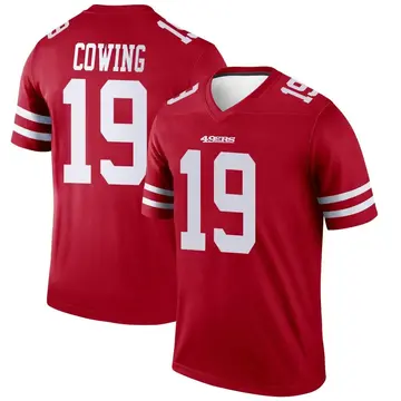 Youth San Francisco 49ers Jacob Cowing Scarlet Legend Jersey By Nike