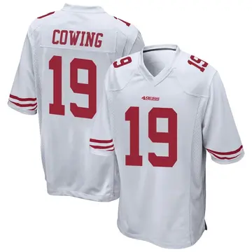 Youth San Francisco 49ers Jacob Cowing White Game Jersey By Nike