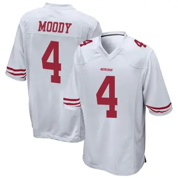 Youth San Francisco 49ers Jake Moody White Game Jersey By Nike