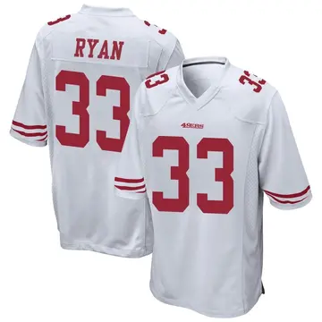 Youth San Francisco 49ers Logan Ryan White Game Jersey By Nike