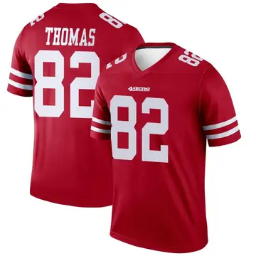 Youth San Francisco 49ers Logan Thomas Scarlet Legend Jersey By Nike