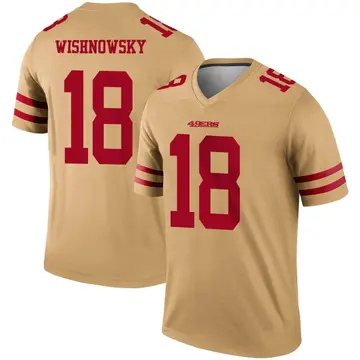 Limited Men's Mitch Wishnowsky Red Home Jersey - #6 Football San Francisco  49ers Vapor Untouchable Size 40/M