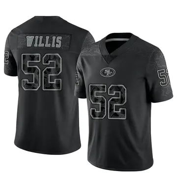 Men's Nike Jordan Willis Scarlet San Francisco 49ers Game Player Jersey