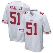 Youth San Francisco 49ers Robert Beal Jr. White Game Jersey By Nike