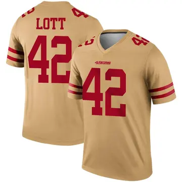 Mens Nike Ronnie Lott Scarlet San Francisco 49ers Retired Player Limited  Jersey