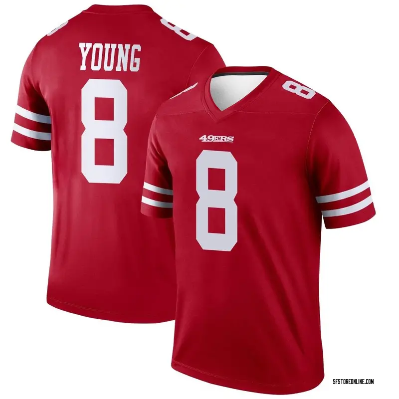 Youth San Francisco 49ers Steve Young Scarlet Legend Jersey By Nike