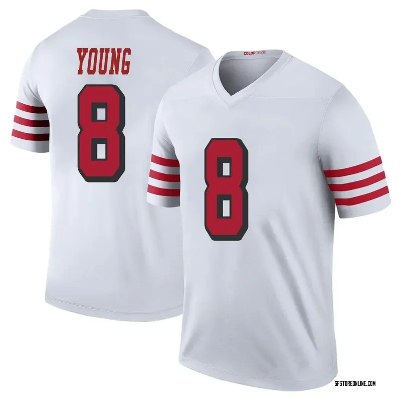 white steve young jersey